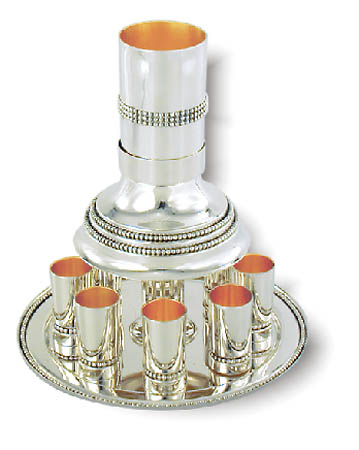 see specials on sterling silver kiddush cup - Silver Kiddush Fountains