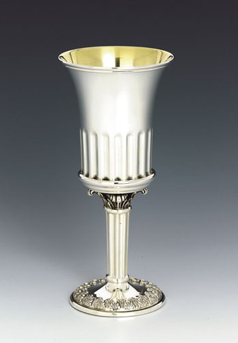 see specials on silver Hanukah menorah - Silver Cups